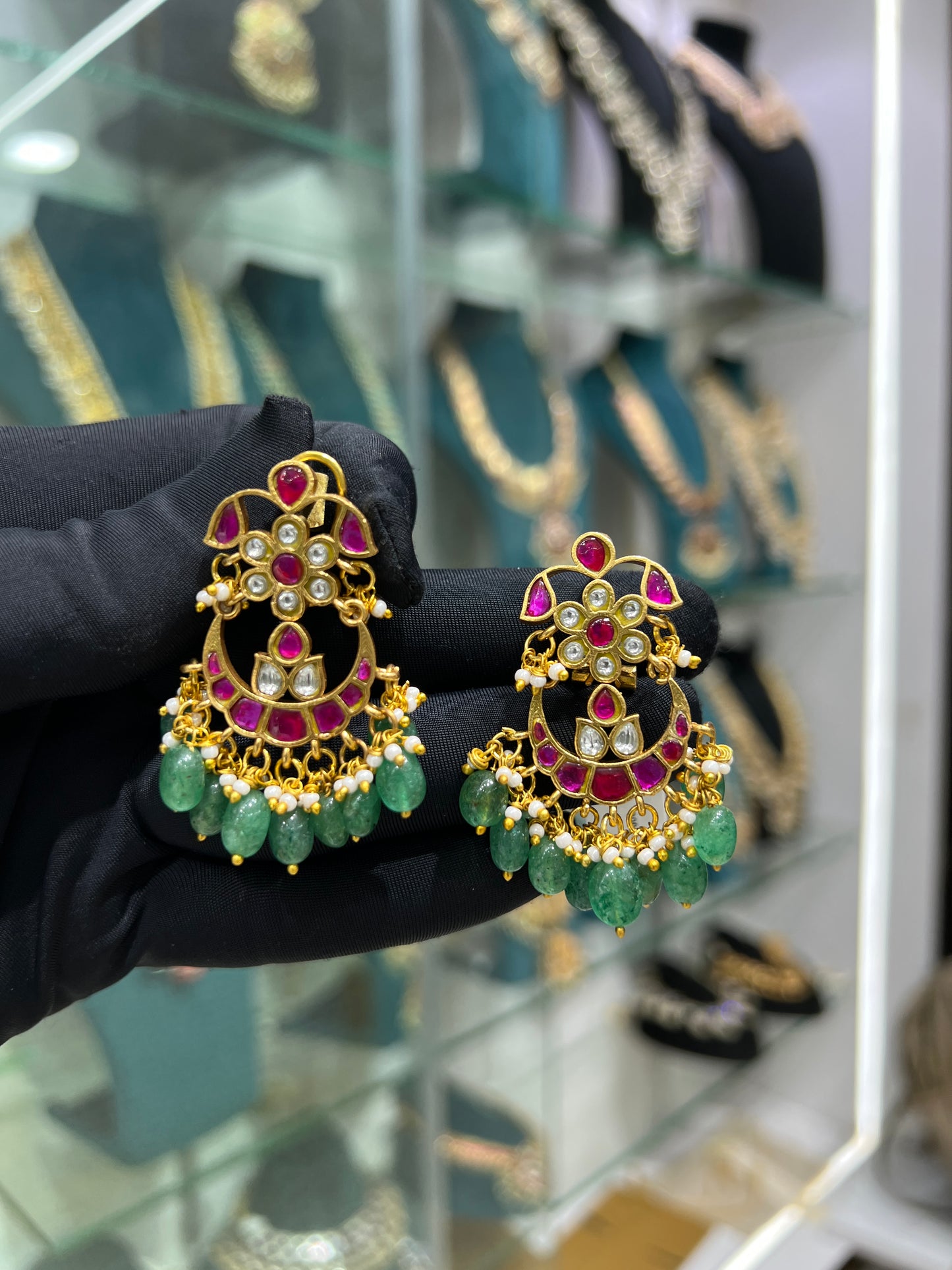 Kundan earrings