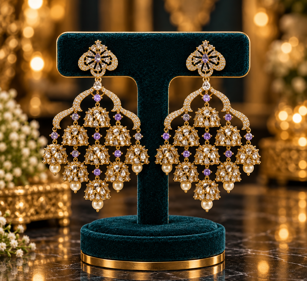 Matte Big earring ￼