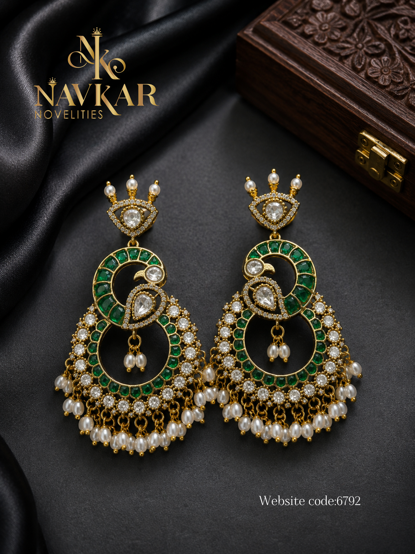 Kundan earring
