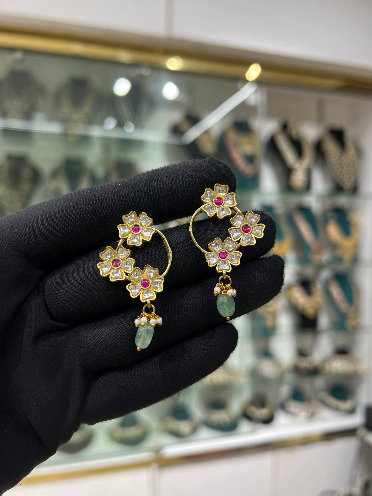 Kundan earring