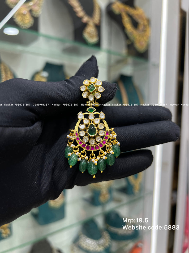 Kundan earring