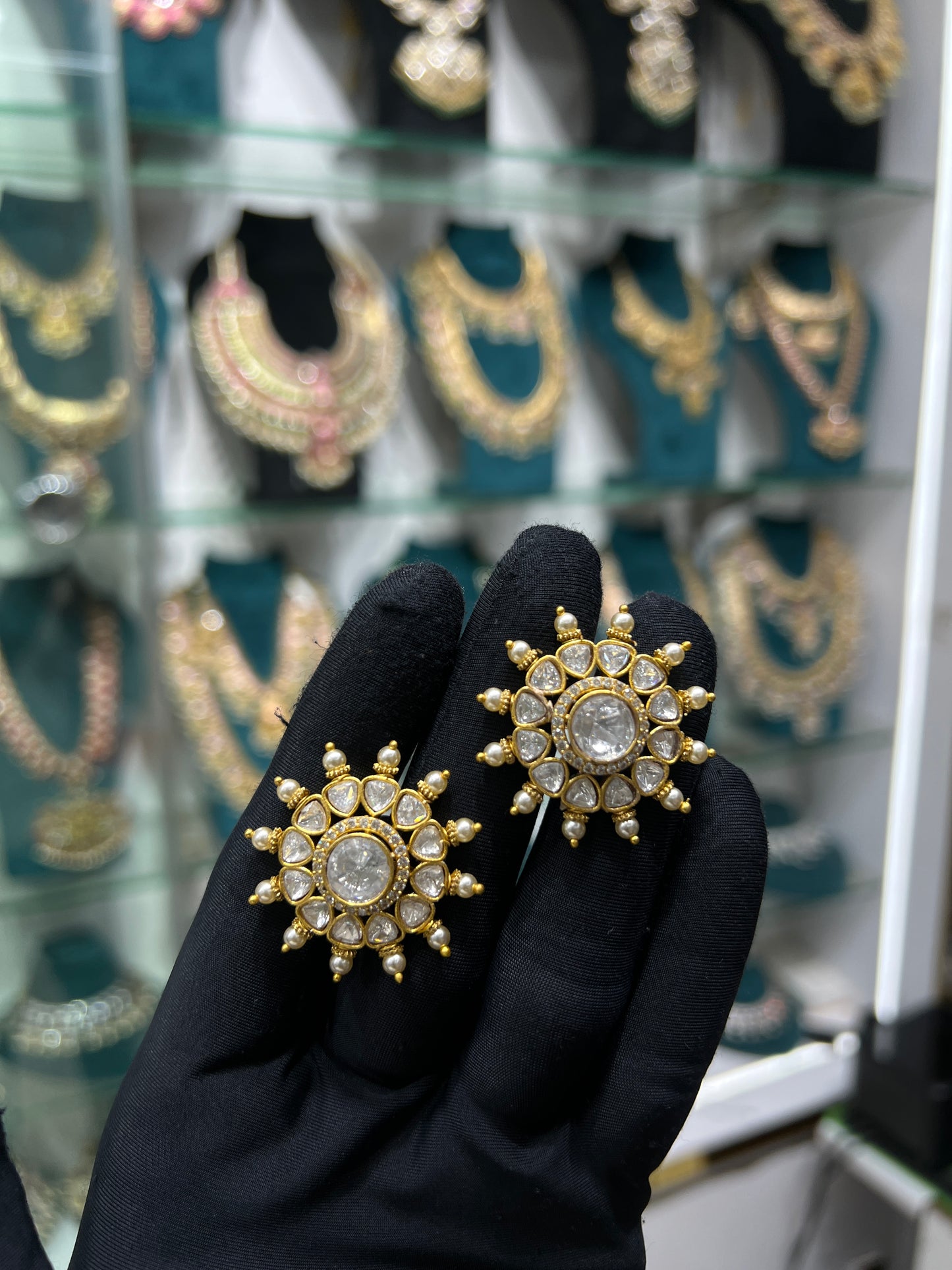 Mossonite earring