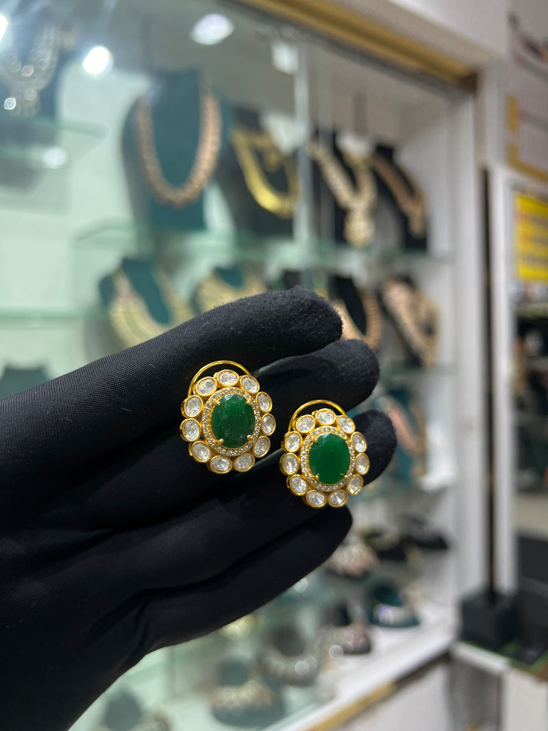 Mossonite earring