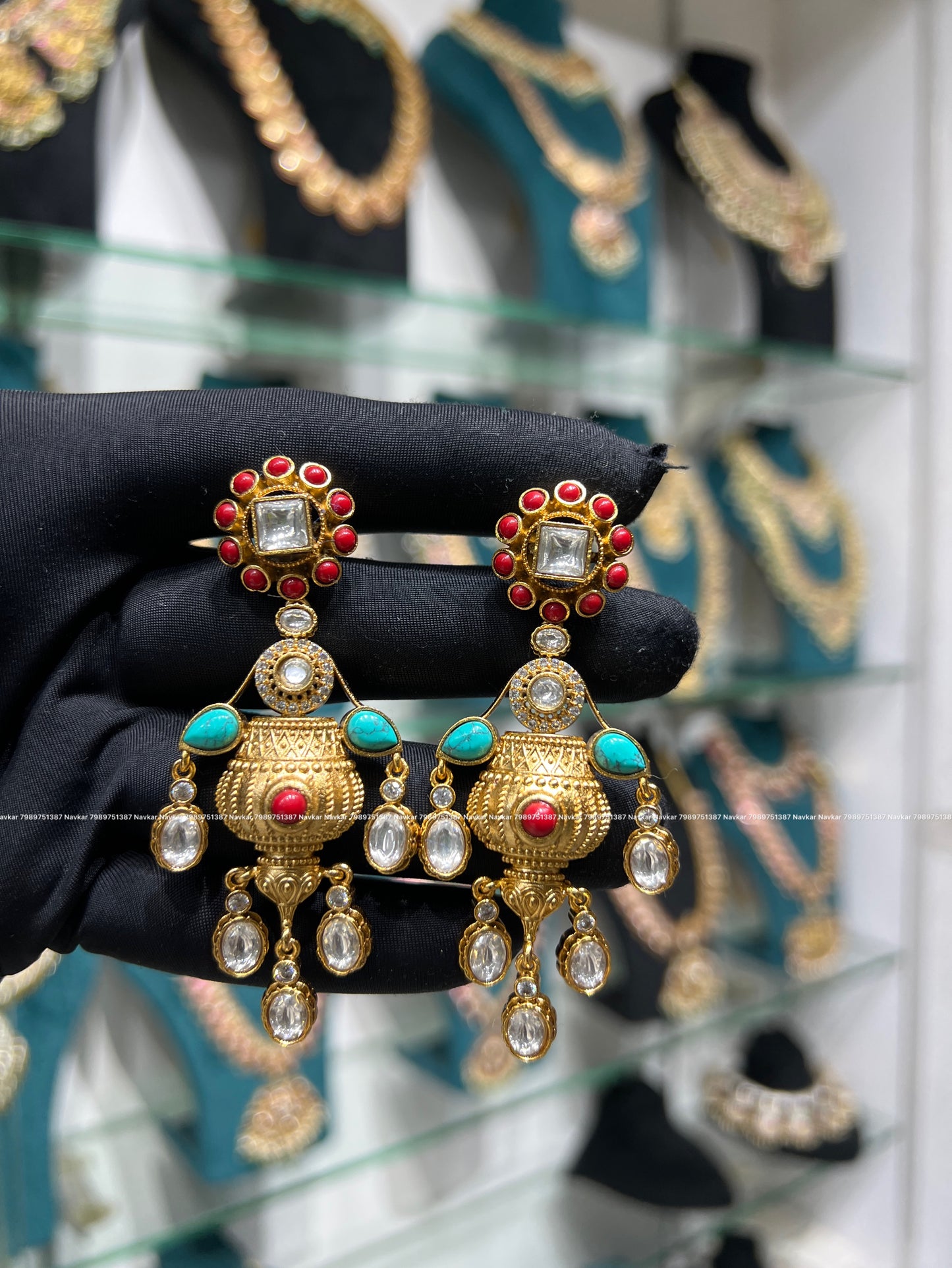 Polki earring