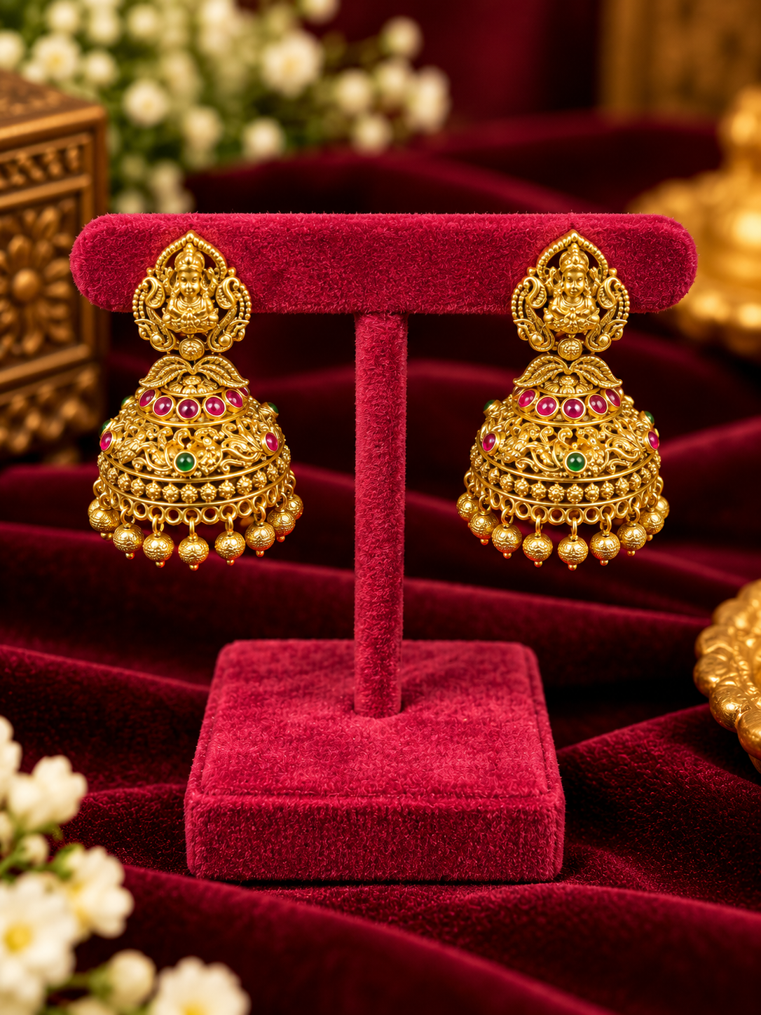 Kundan Nagshi earring