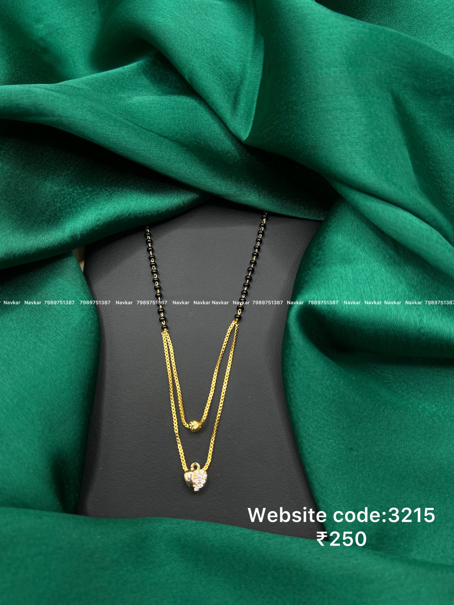 Black beads