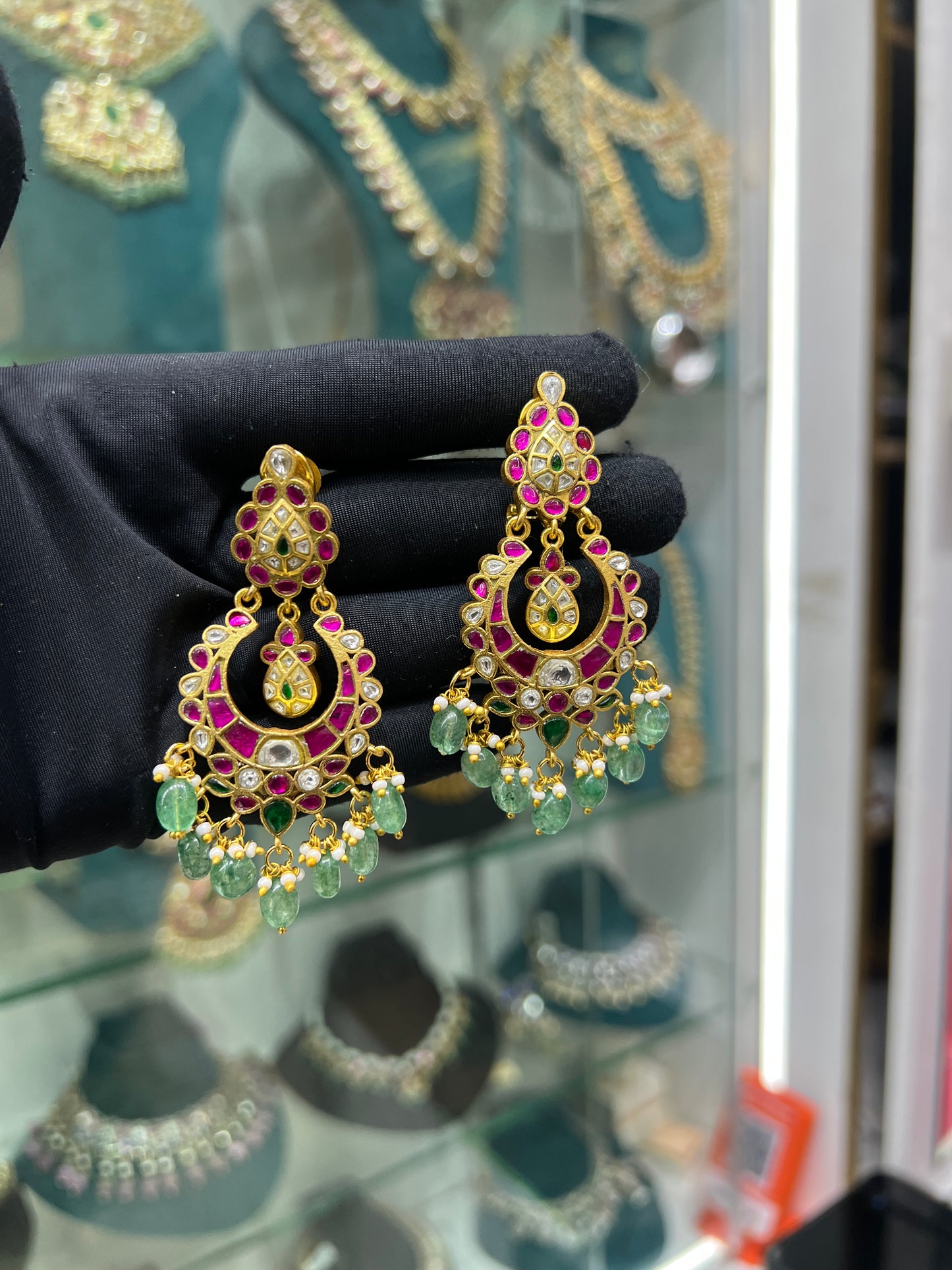 Kundan earrings