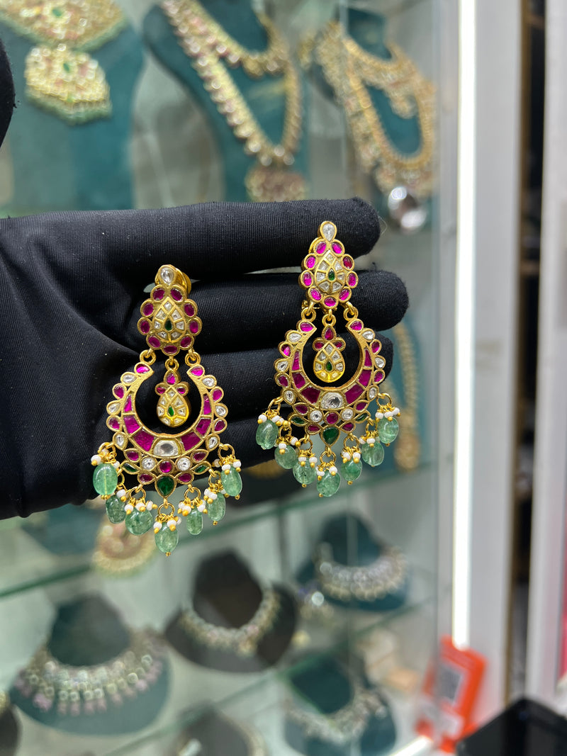 Kundan earrings