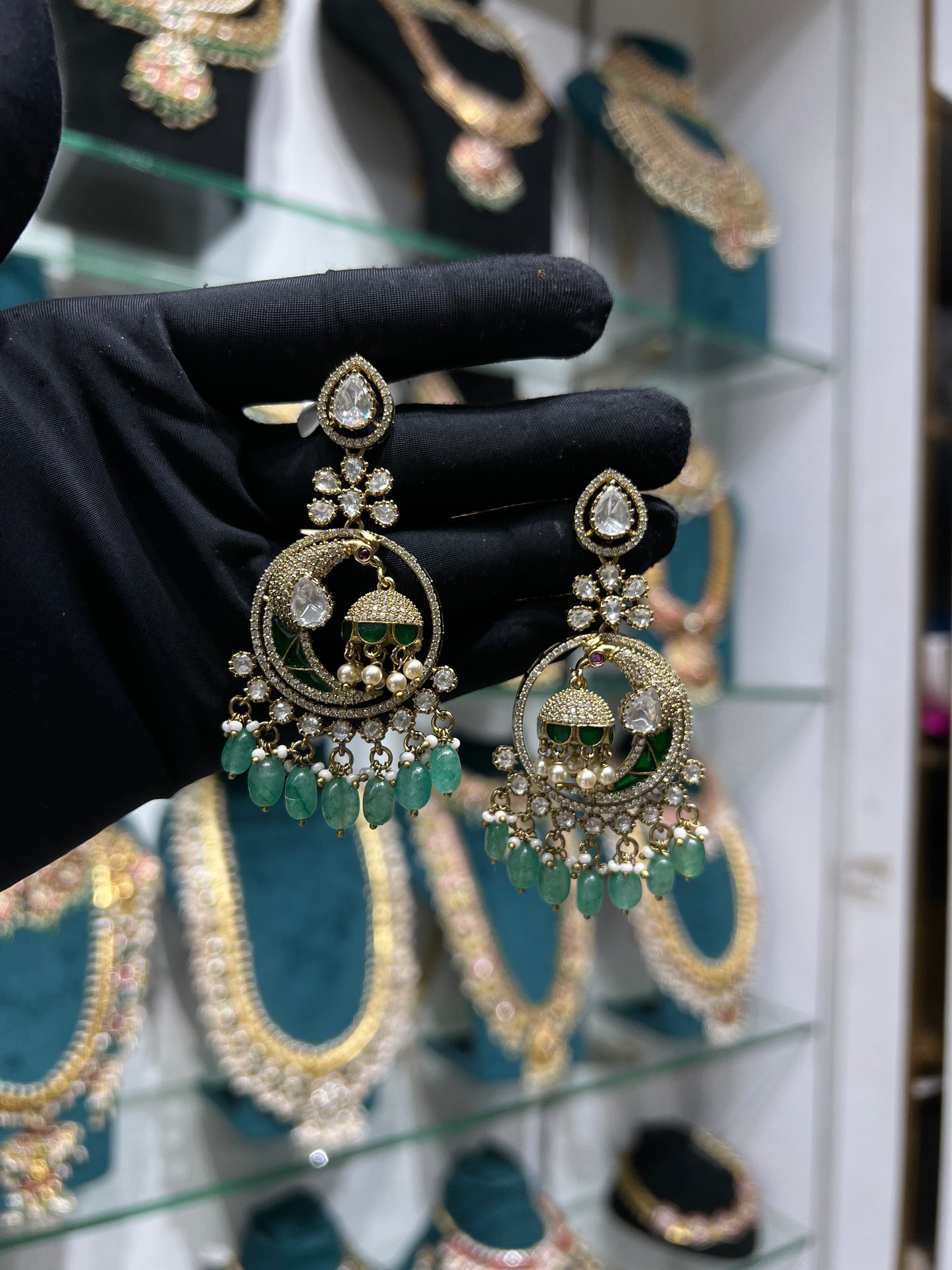 Mossonite earring