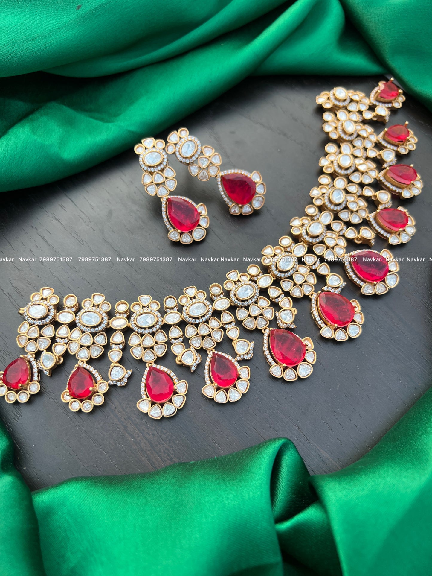 Mossonite necklace