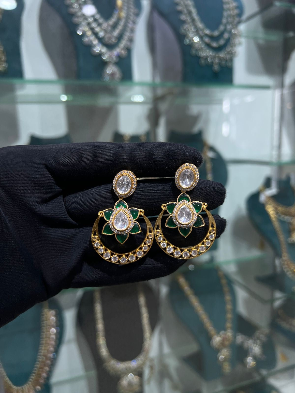 Kundan earrings