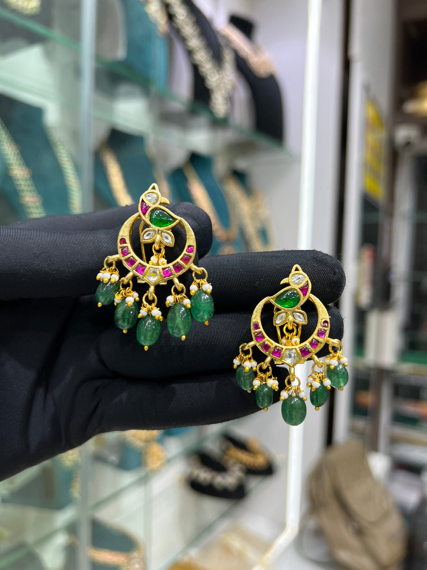 Kundan earrings