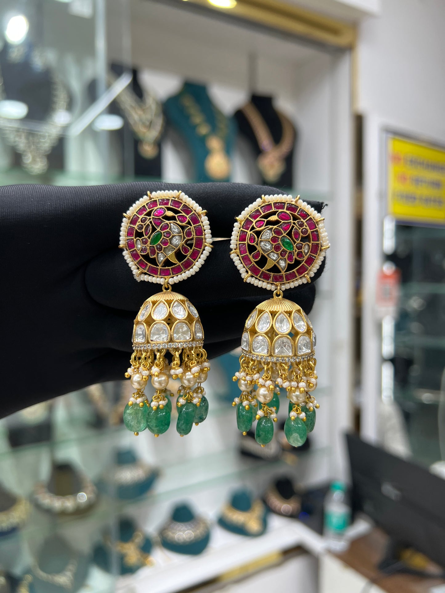 Kundan earring