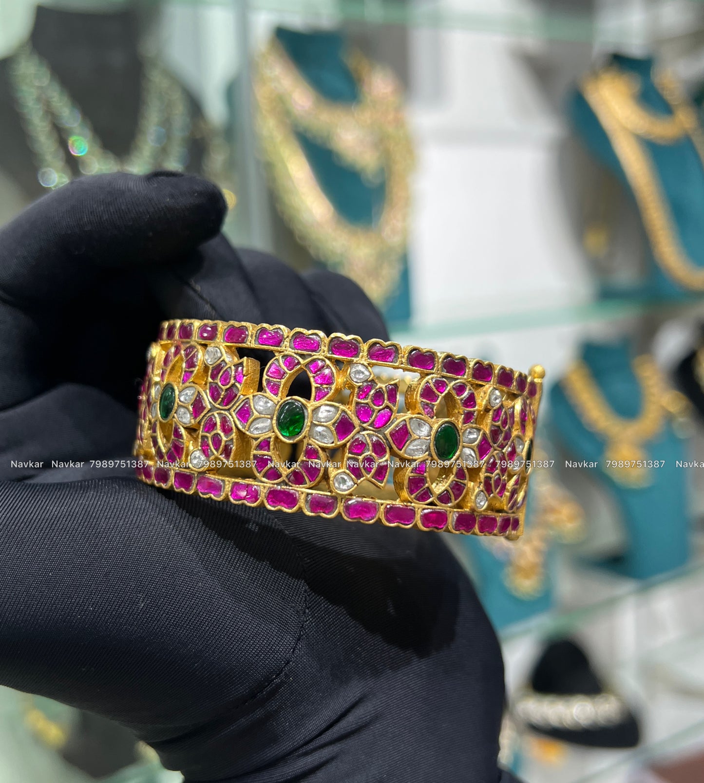Kundan bangle
