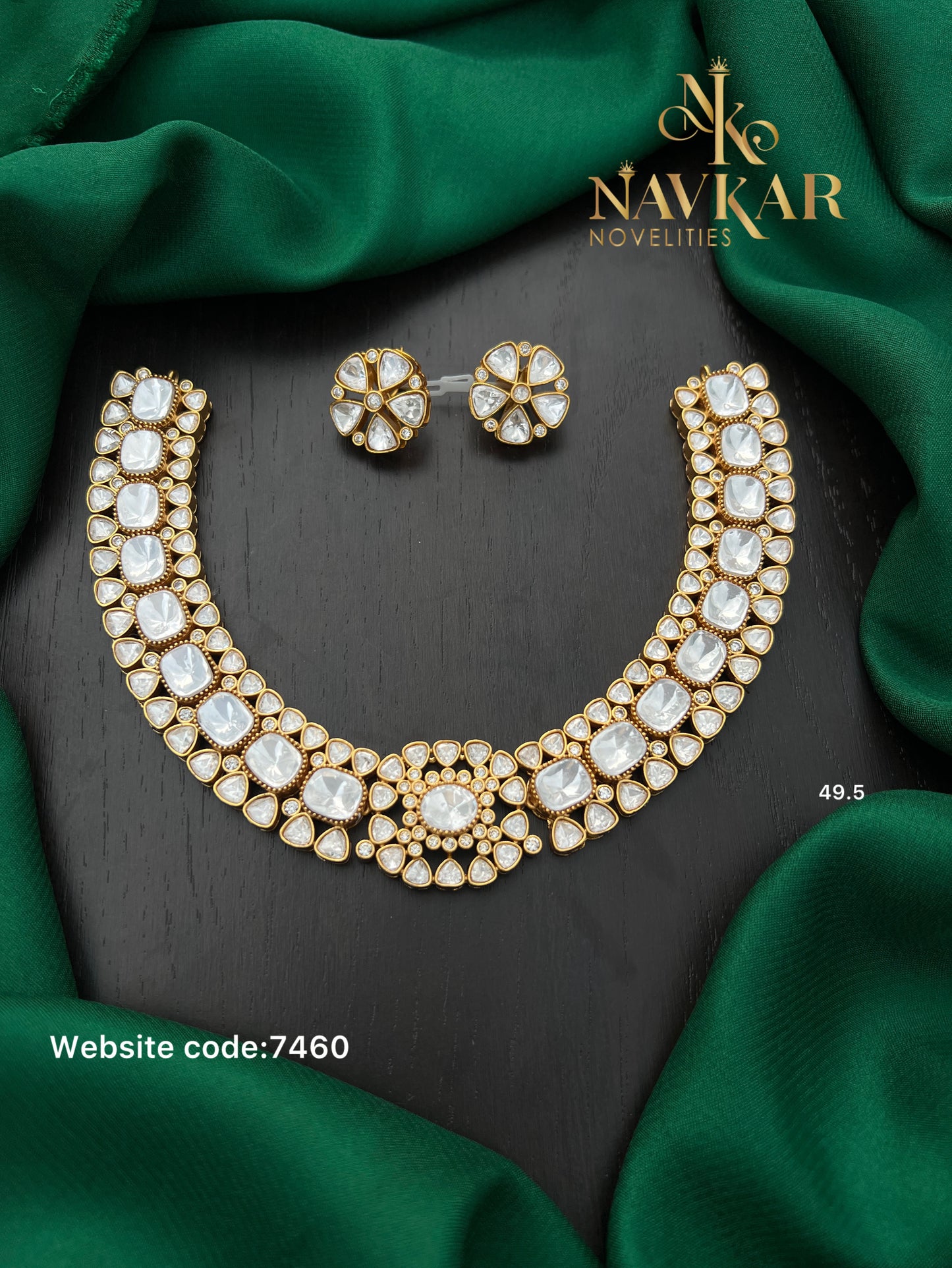 Mossonite necklace