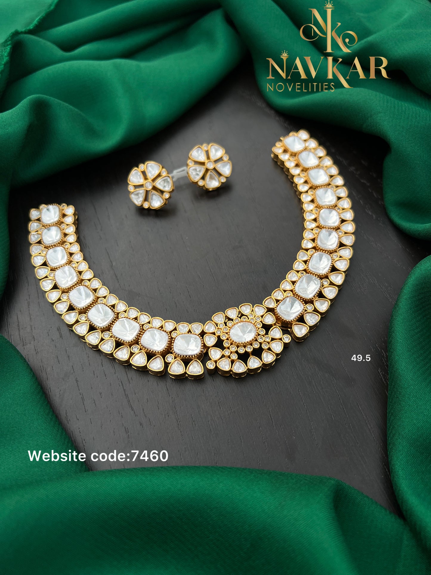 Mossonite necklace