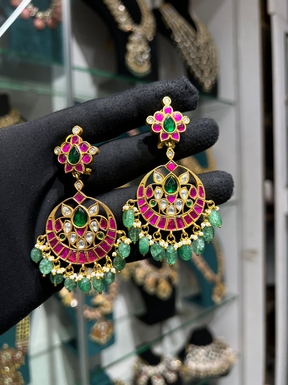 Kundan earring