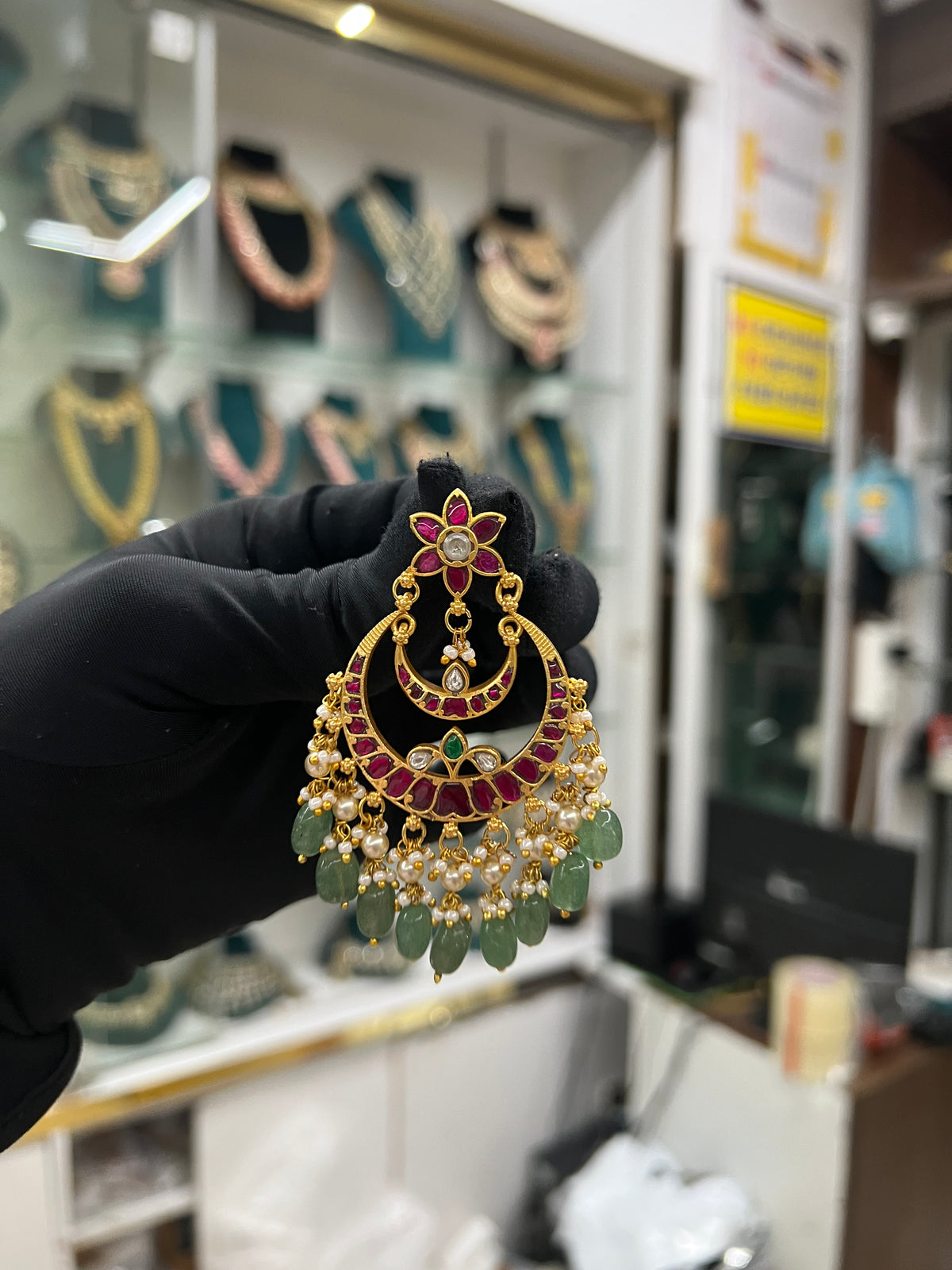 Kundan earring