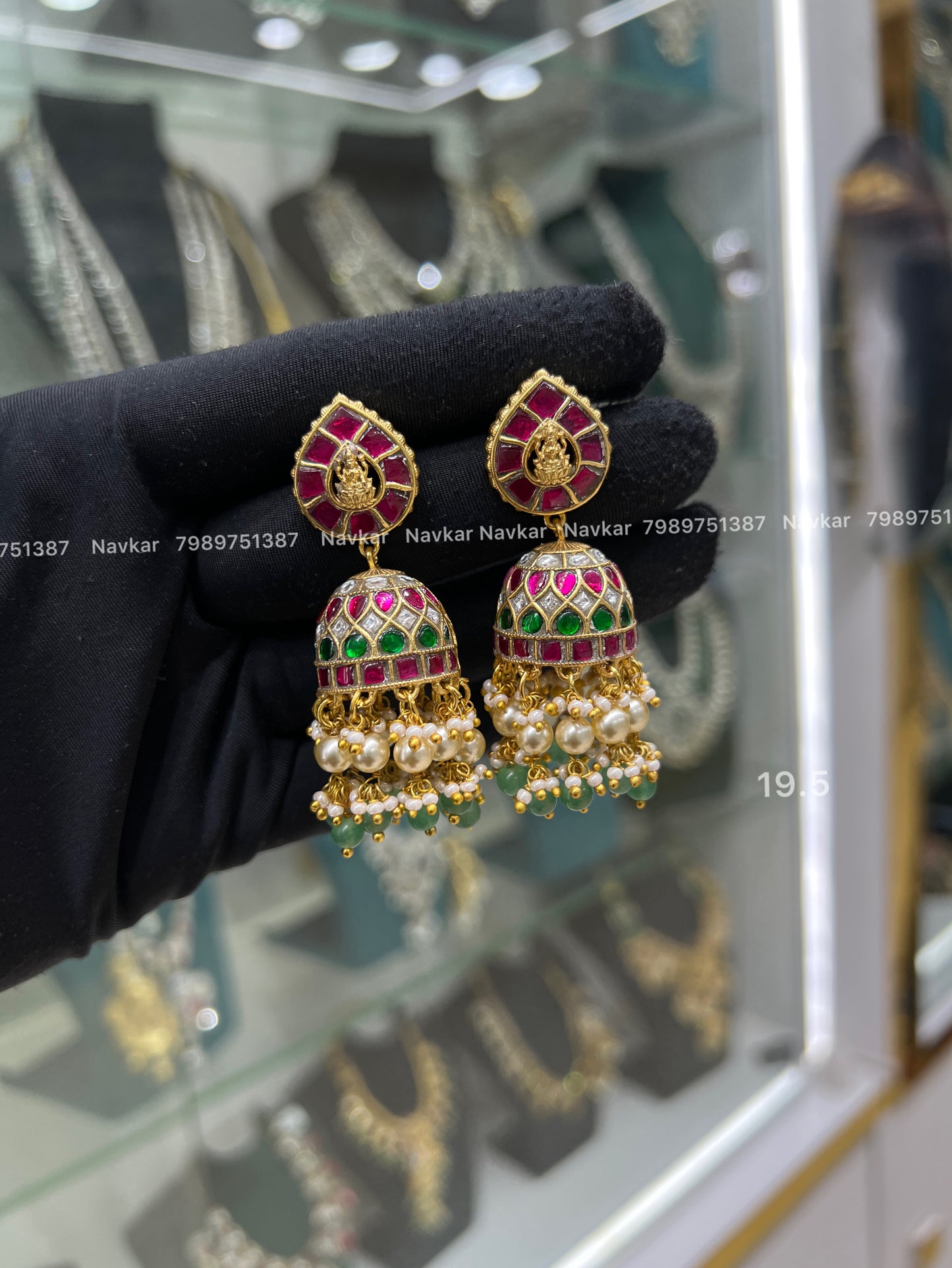 Kundan earring