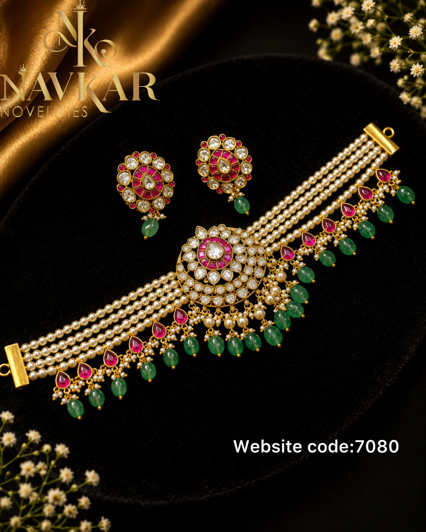 Kundan choker