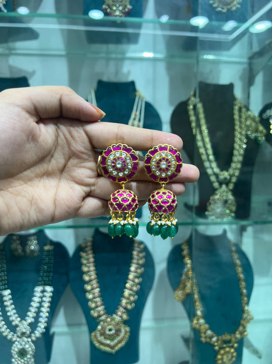 Kundan earrings