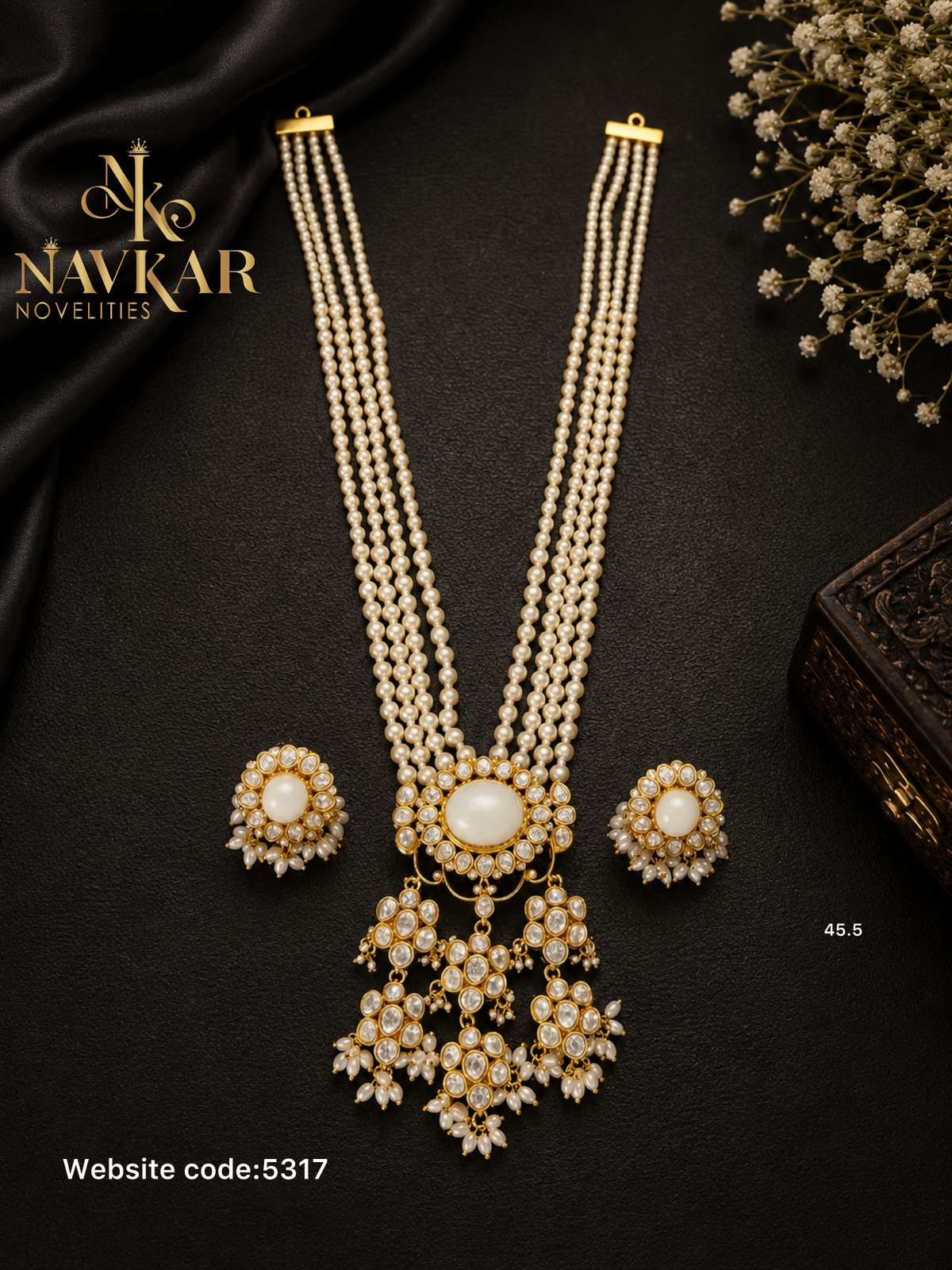 Mossonite haram and earrings