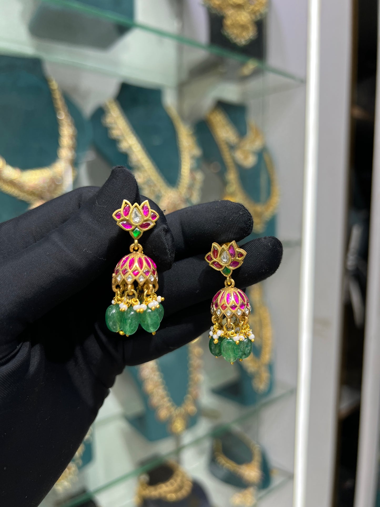 Kundan earrings