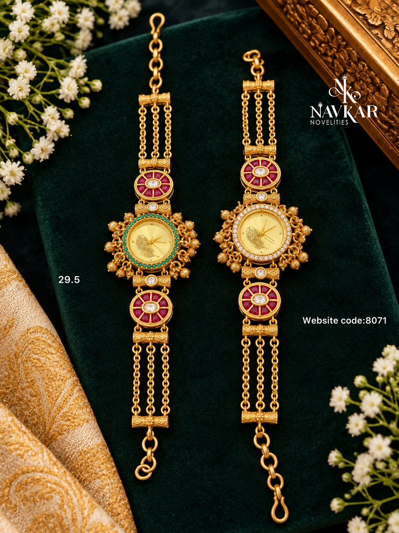 Kundan Nagshi Watch