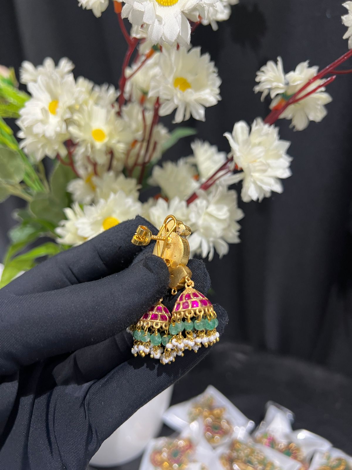 Kundan earrings