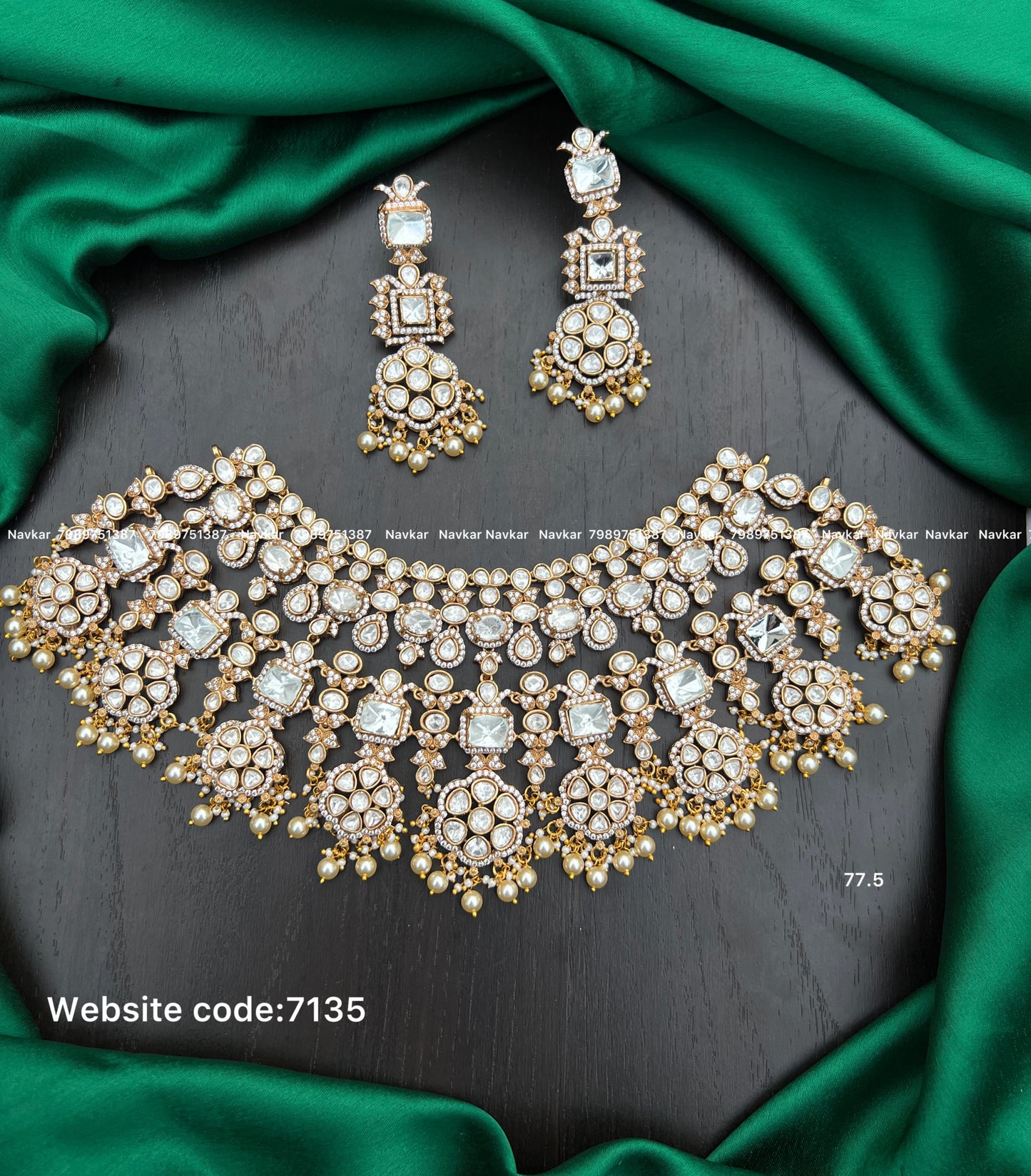 Mossonite necklace