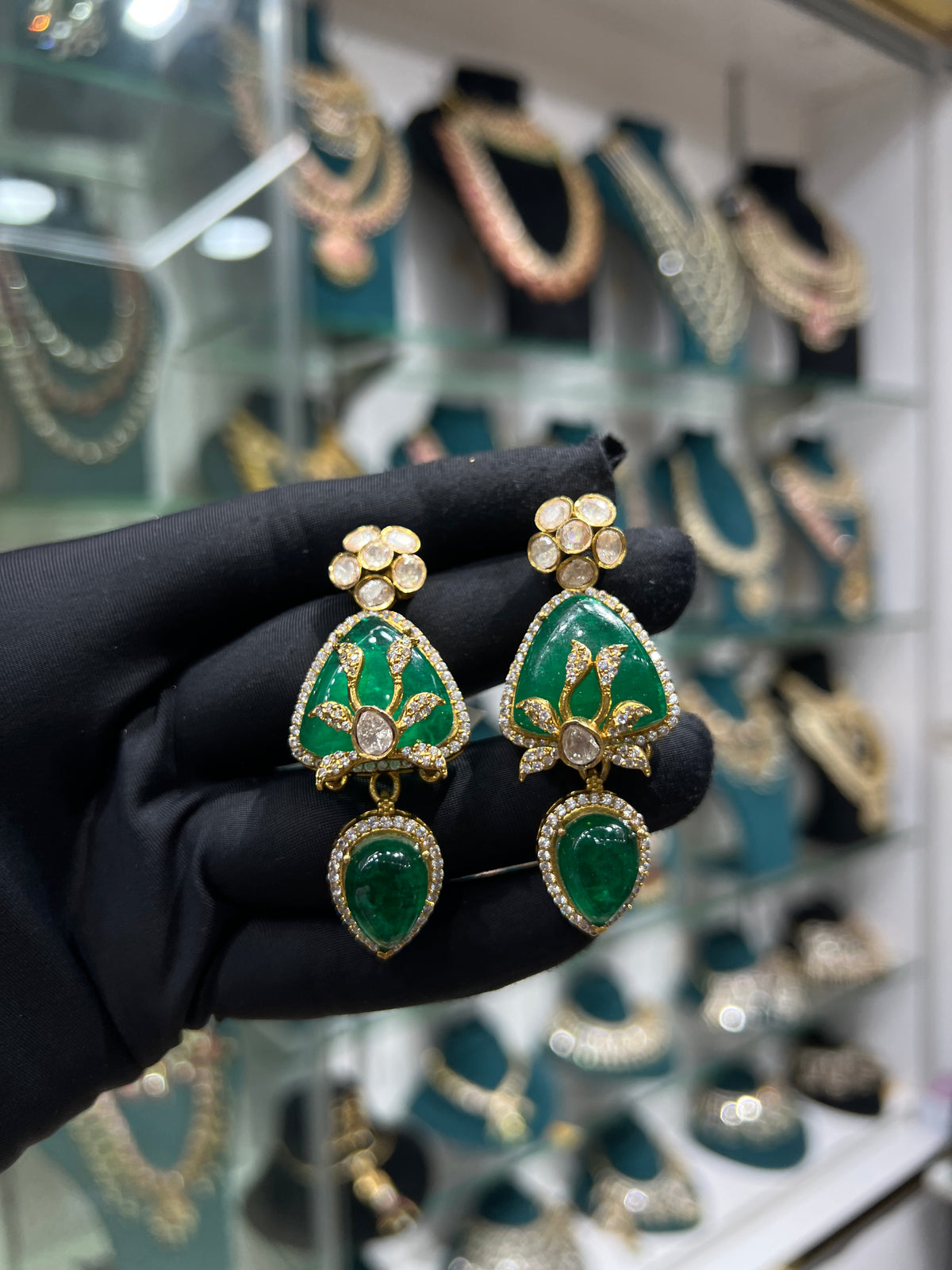 Polki earring
