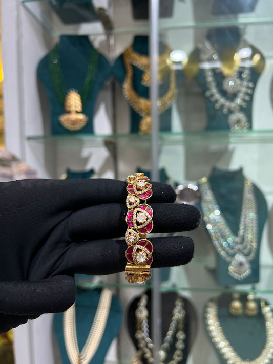Kundan bangles