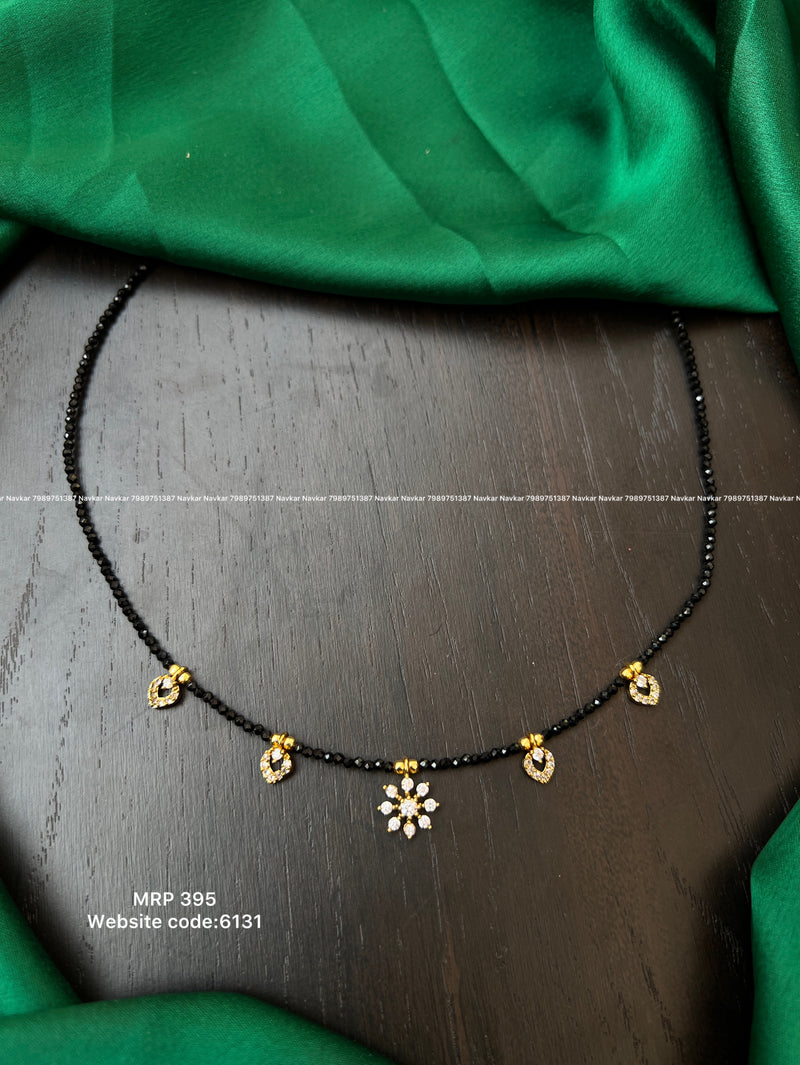 Black beads