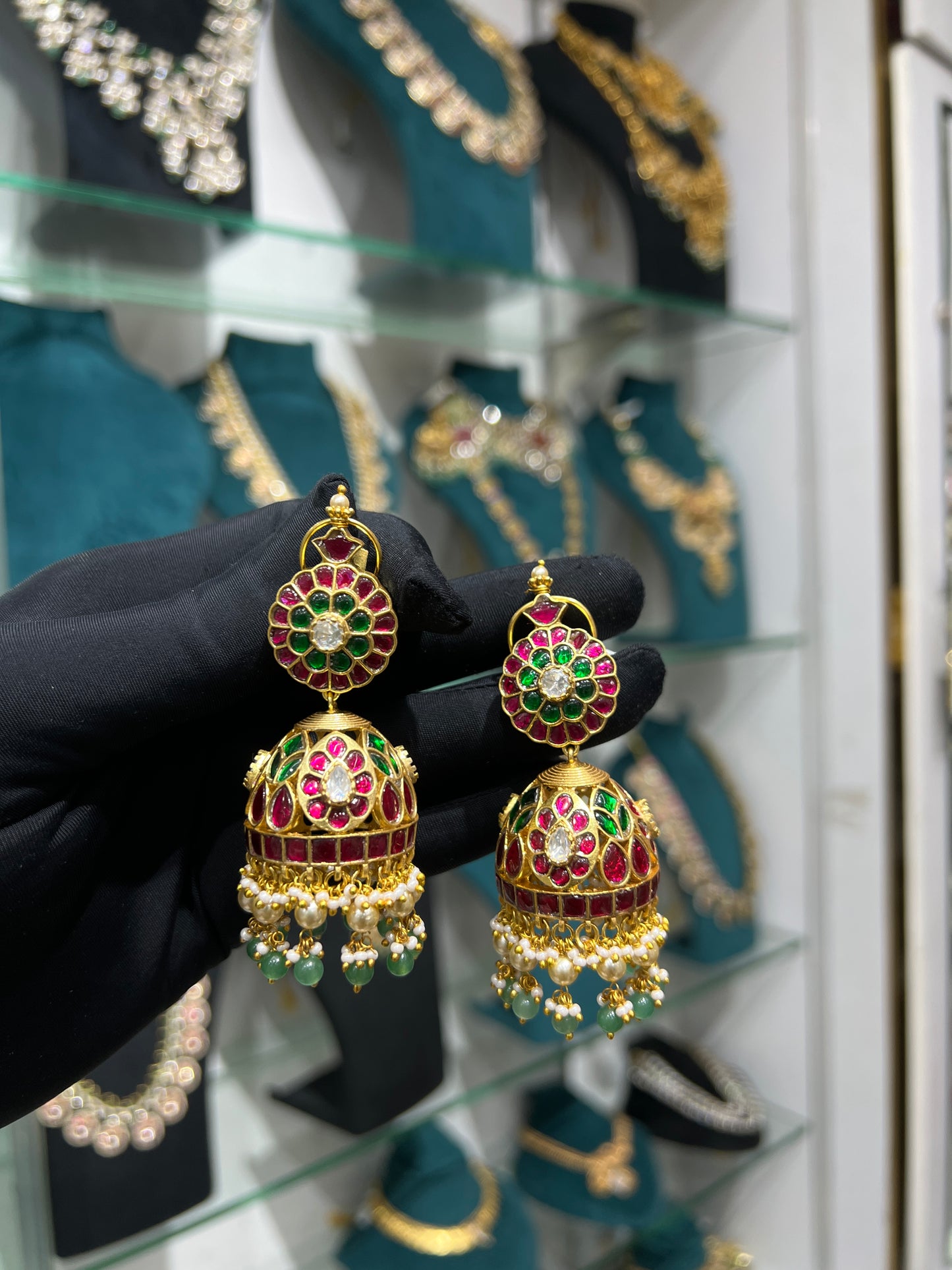 Kundan earrings