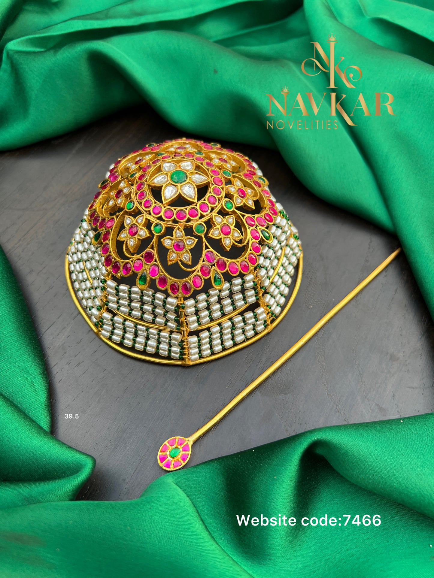 Kundan hair bun ￼