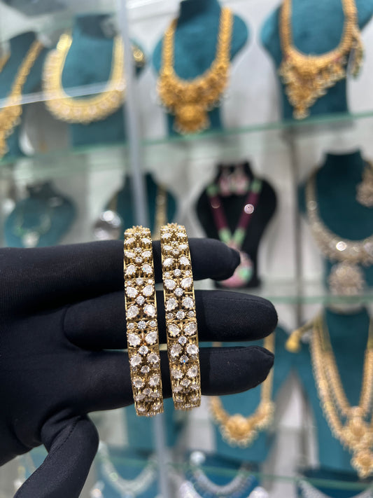 Mossonite bangles