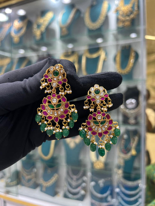 Kundan earrings