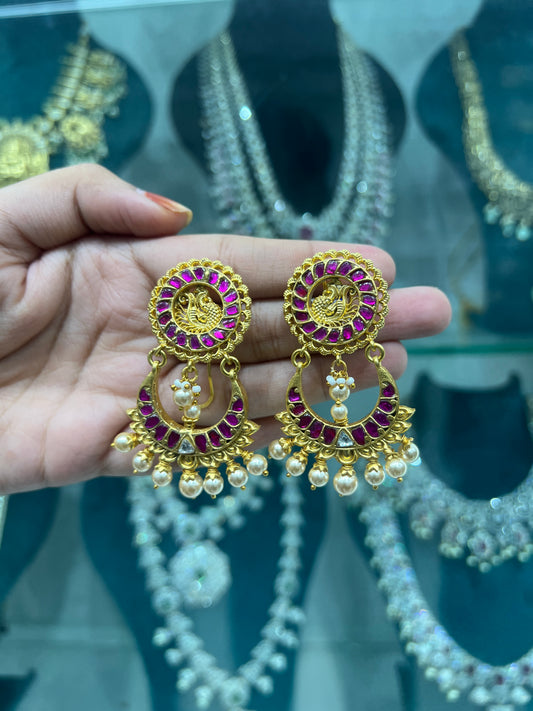 Kundan earrings