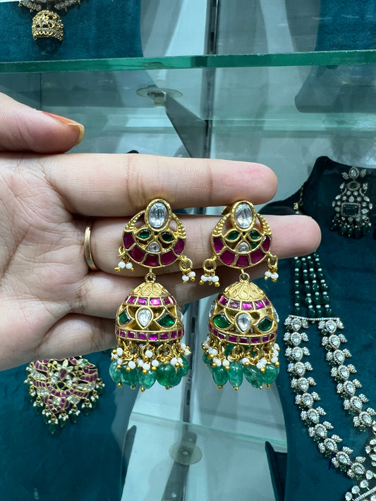 Kundan earrings