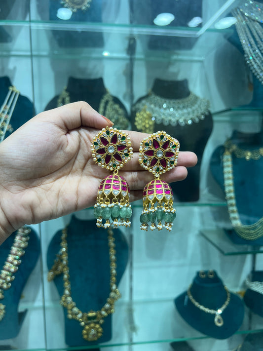 Kundan earrings