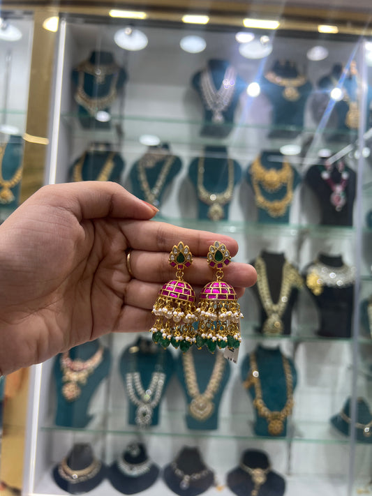 Kundan earrings