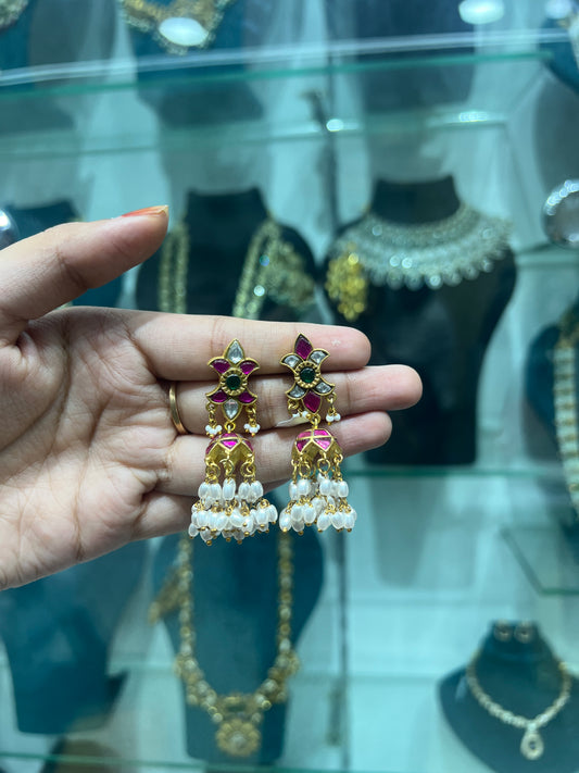 KUNDAN EARRINGS