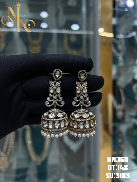 Mossonite earrings