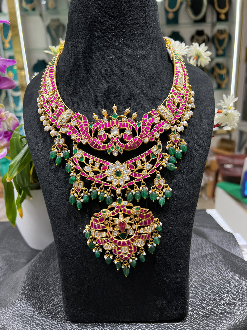 JADAUKUNDAN 3 in 1 necklace