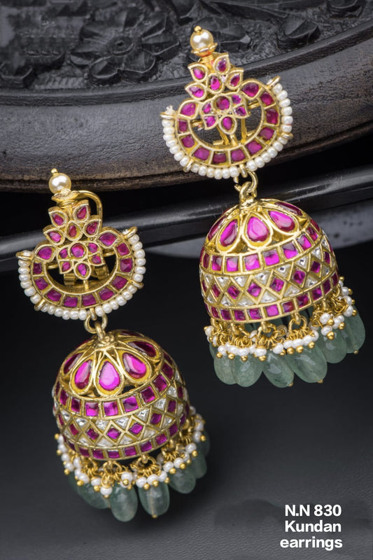 Kundan earrings