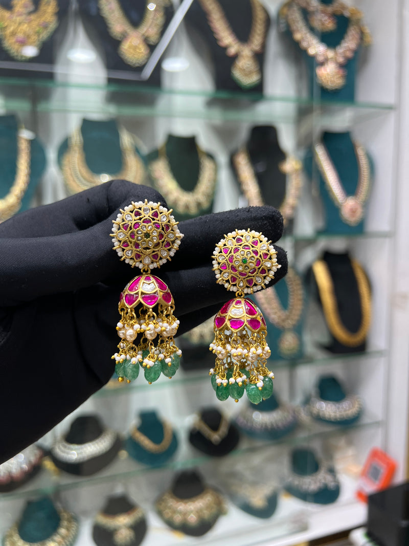Kundan earrings