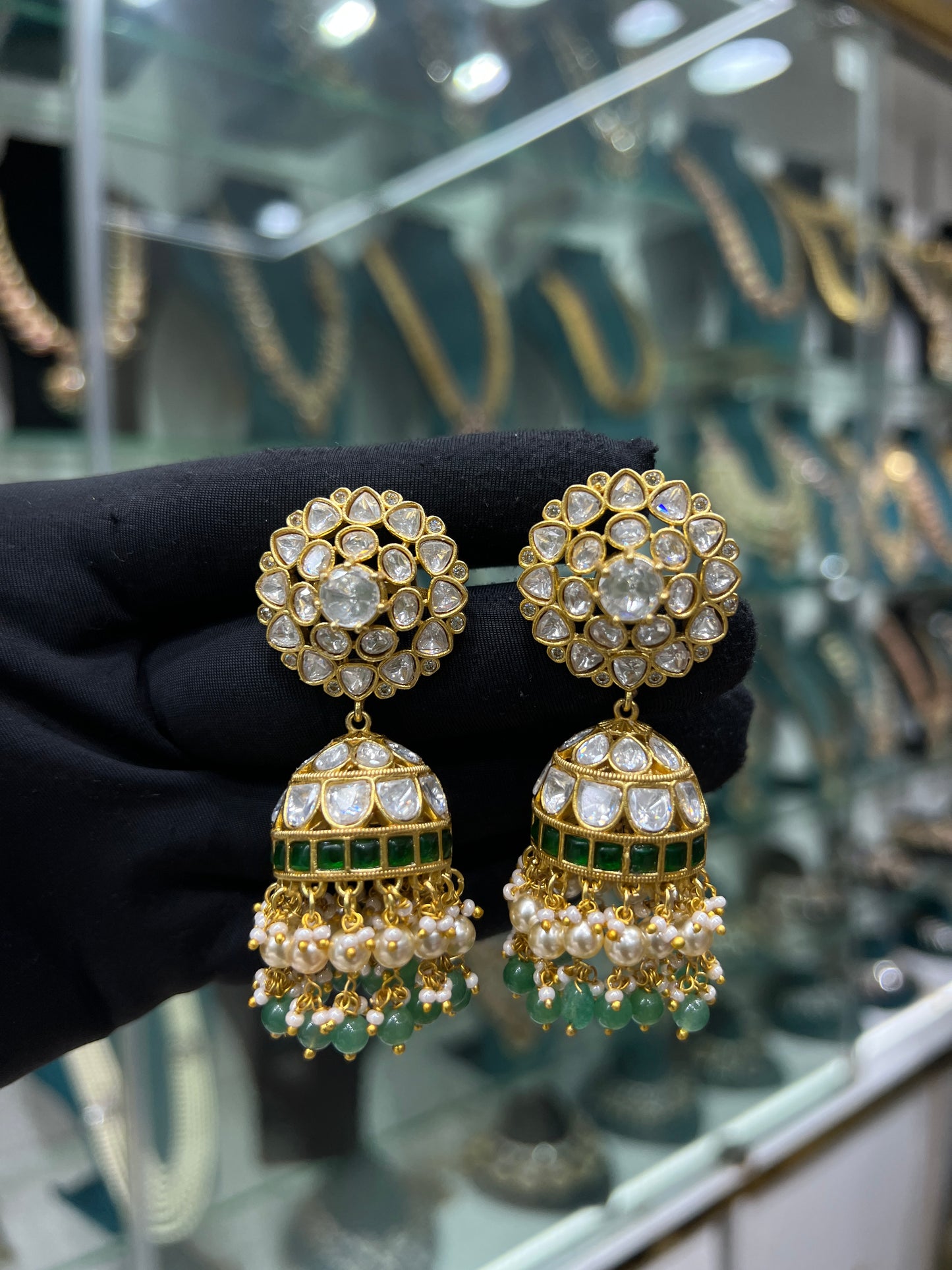 Mossonite earring