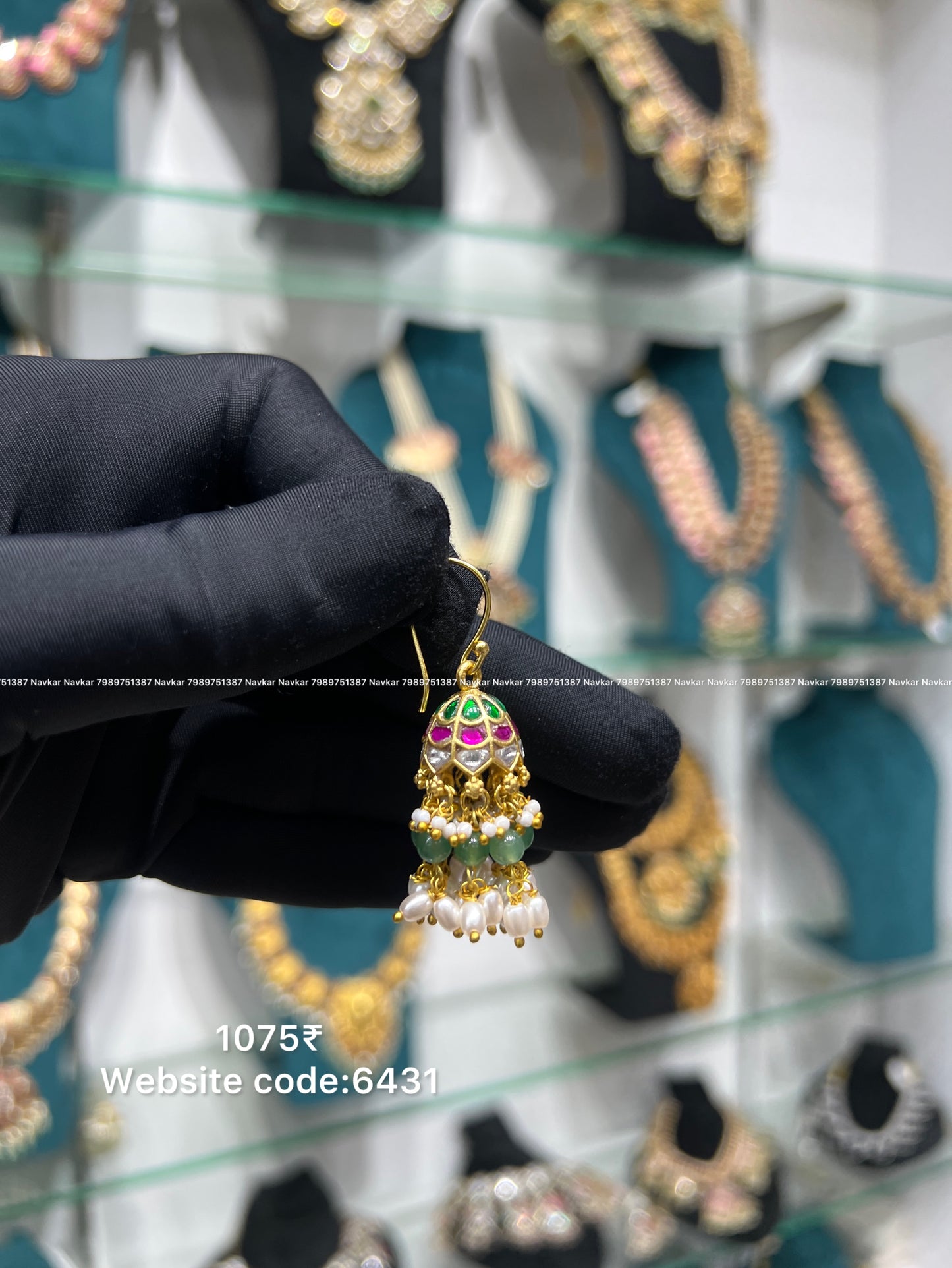 Kundan earring