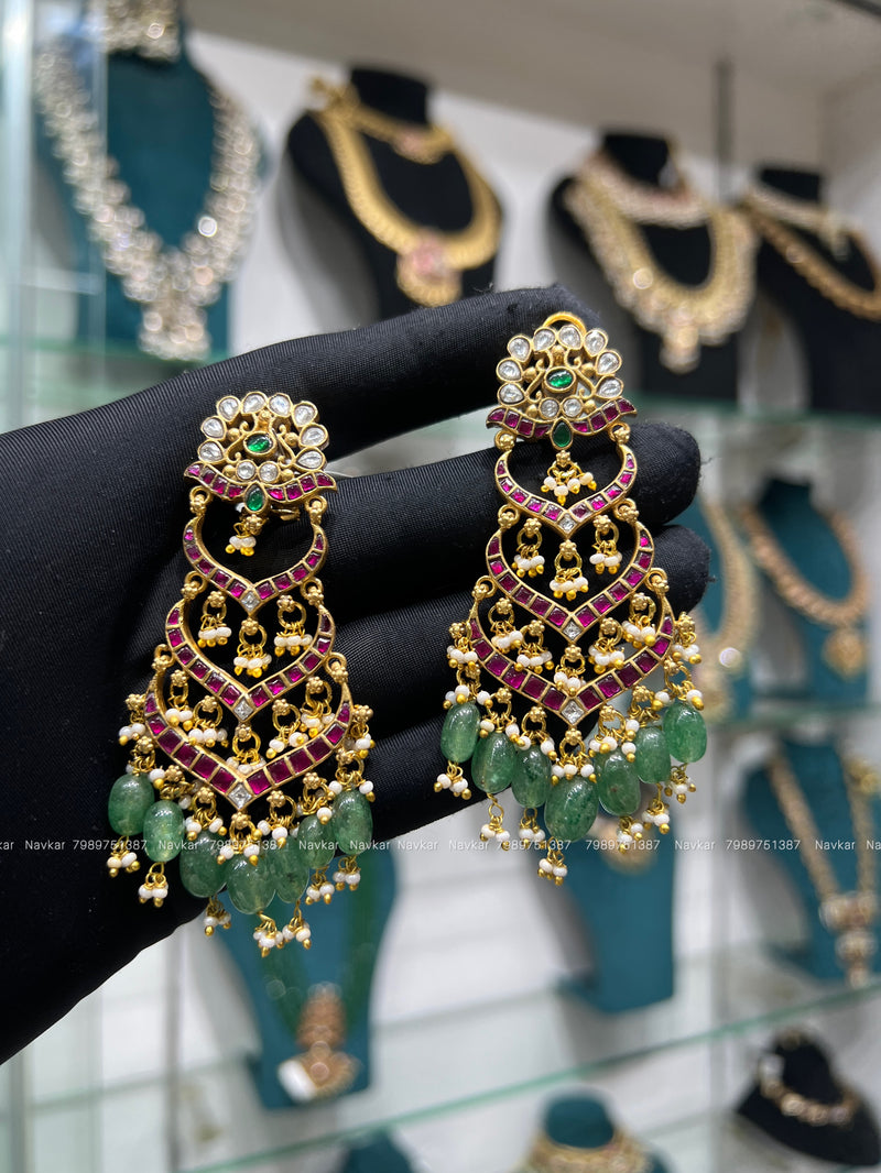 Kundan earrings