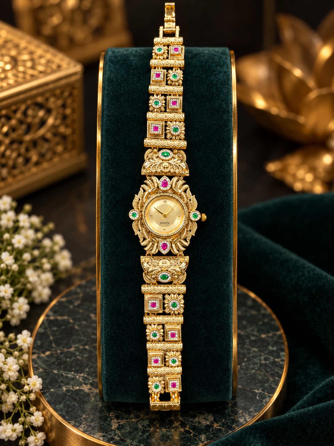 Kundan Nagshi Watch